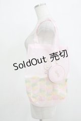 Q-pot. / マカロンポーチ＆エコバッグ  ピンク H-25-12-07-039-QP-ZA-KB-ZH