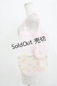 Q-pot. / マカロンポーチ＆エコバッグ  ピンク H-25-12-07-039-QP-ZA-KB-ZH
