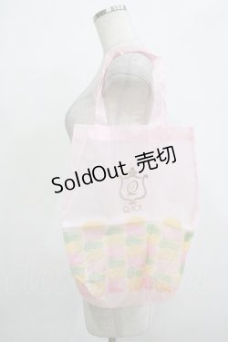 画像2: Q-pot. / マカロンポーチ＆エコバッグ  ピンク H-25-12-07-039-QP-ZA-KB-ZH