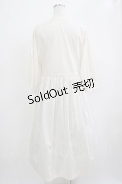 画像3: Jane Marple Dans Le Salon / Compact lawn rose EMB dress  アイボリー H-25-12-07-004-JM-OP-KB-ZH