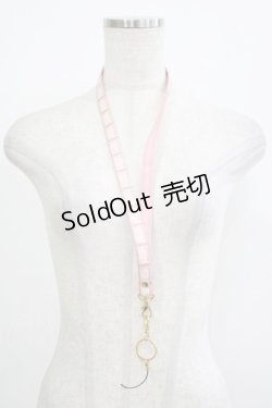 画像1: Q-pot. / チョコレートネックストラップ  ストロベリー H-25-12-07-048-QP-ZA-KB-ZH