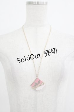 画像2: Q-pot. / Carre de Chocolat Necklace  ストロベリー H-25-12-07-052-QP-AC-KB-ZH