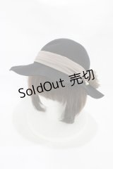 axes femme / フェルトハット  ブラック H-25-12-07-1001-AX-AC-NS-ZH