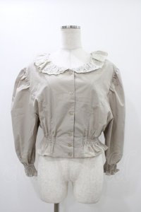 Maison de FLEUR Petite Robe / コットンブラウス 表記なし オリーブ H-25-12-07-1034-EL-BL-NS-ZH