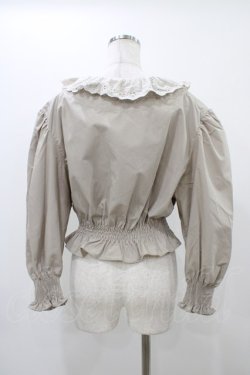 画像2: Maison de FLEUR Petite Robe / コットンブラウス 表記なし オリーブ H-25-12-07-1034-EL-BL-NS-ZH