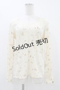 Franche Lippee / オリプリトップス M 生成り/海柄 H-25-12-07-1039-LO-TO-NS-ZH