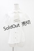 Kurumi Collaboration / マリンアカデミアブラウス L ホワイト H-25-12-07-1042-0-BL-NS-ZH
