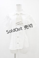 Kurumi Collaboration / マリンアカデミアブラウス L ホワイト H-25-12-07-1042-0-BL-NS-ZH