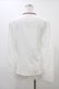 画像2: Kurumi Collaboration / KRデシンジゴスリブラウス L ホワイト H-25-12-07-1043-0-BL-NS-ZH (2)