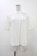 an another angelus / ドットチュールブラウス Free ホワイト H-25-12-07-1044-CA-BL-NS-ZH