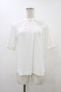 an another angelus / ドットチュールブラウス Free ホワイト H-25-12-07-1044-CA-BL-NS-ZH