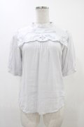 Fi.n.t / カットワーク刺繍クロスヨークブラウス Free L/BLUE H-25-12-07-1047-CA-BL-NS-ZH