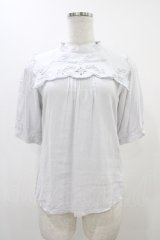 Fi.n.t / カットワーク刺繍クロスヨークブラウス Free L/BLUE H-25-12-07-1047-CA-BL-NS-ZH