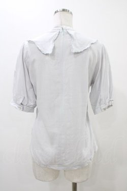 画像2: Fi.n.t / カットワーク刺繍クロスヨークブラウス Free L/BLUE H-25-12-07-1047-CA-BL-NS-ZH