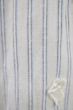 画像3: Franche Lippee / ストライプブラウス M オフ/ブルー H-25-12-07-1048-LO-BL-NS-ZH