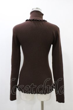 画像2: Fi.n.t / タートルネックニット Free ブラウン H-25-12-07-1052-CA-TO-NS-ZH