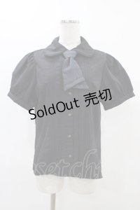 Kurumi Collaboration / マリンアカデミアブラウス L ブラック H-25-12-07-1054-0-BL-NS-ZH