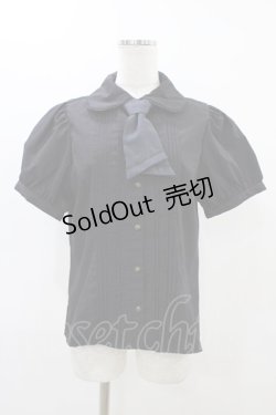 画像1: Kurumi Collaboration / マリンアカデミアブラウス L ブラック H-25-12-07-1054-0-BL-NS-ZH