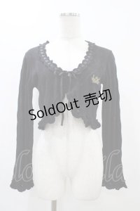 ALICE and the PIRATES / ダイヤ透かし編みボレロ Free ブラック H-25-12-07-1056-PA-TO-NS-ZH