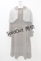 an another angelus / チェックケープ付き3WAYコート Free BROWN H-25-12-07-1059-CA-CO-NS-ZH