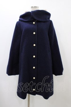画像1: Franche Lippee / フードコート M ネイビー H-25-12-07-1060-LO-CO-NS-ZH