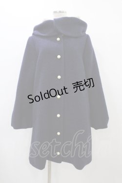 画像1: Franche Lippee / フードコート M ネイビー H-25-12-07-1060-LO-CO-NS-ZH