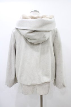 画像2: Franche Lippee / フードコート M グレー H-25-12-07-1061-LO-CO-NS-ZH