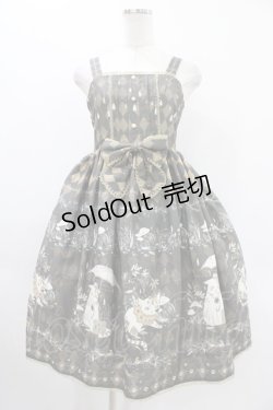 画像1: World illusion（海外ロリータブランド） / ジャンパースカート M ブラウン H-25-12-07-1009-0-OP-NS-ZH