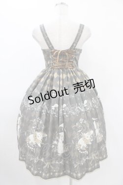 画像2: World illusion（海外ロリータブランド） / ジャンパースカート M ブラウン H-25-12-07-1009-0-OP-NS-ZH