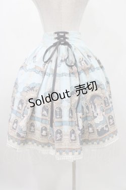 画像2: Mare del tempio（海外ロリータブランド） / ダブルボタンスカートセット M サックス H-25-12-07-1010-0-SK-NS-ZH