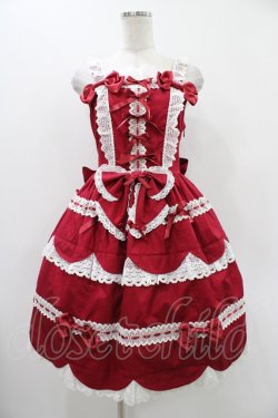 画像1: BABY,THE STARS SHINE BRIGHT / Petal fortune tellingジャンパースカート Free エンジ H-25-12-07-1011-BA-OP-NS-ZH