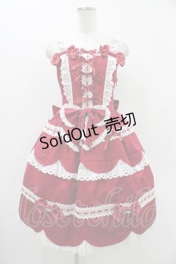 画像1: BABY,THE STARS SHINE BRIGHT / Petal fortune tellingジャンパースカート Free エンジ H-25-12-07-1011-BA-OP-NS-ZH