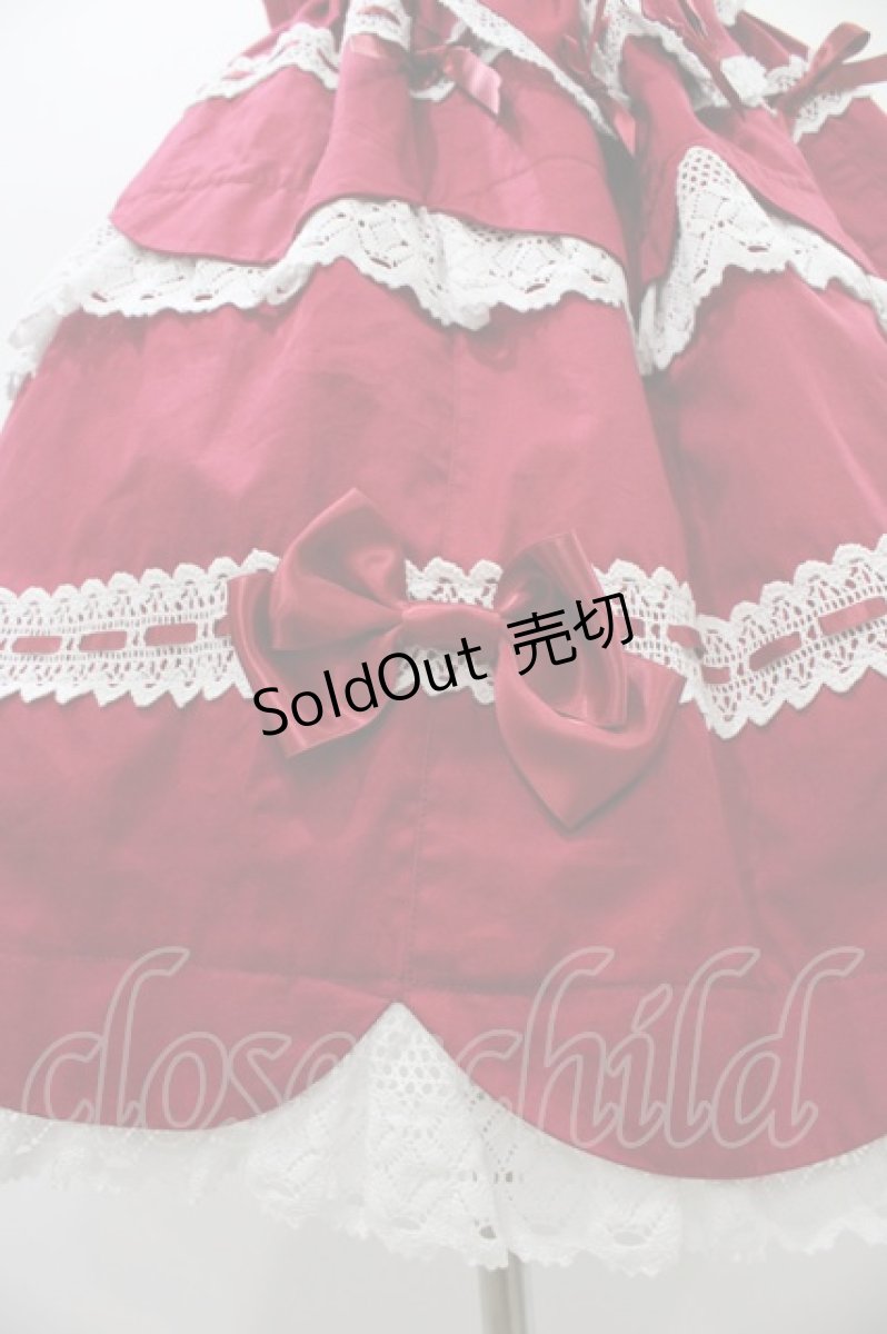 画像5: BABY,THE STARS SHINE BRIGHT / Petal fortune tellingジャンパースカート Free エンジ H-25-12-07-1011-BA-OP-NS-ZH (5)