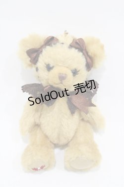 画像1: BABY,THE STARS SHINE BRIGHT / くまくみゃちゃんストラップ  ミルクティー H-25-12-07-1003-BA-ZA-NS-ZH