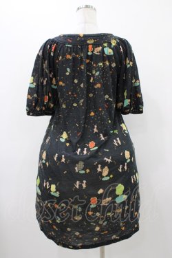 画像2: Cherir la femme / オリプリワンピース M ブラック H-25-12-07-1015-LO-OP-NS-ZH