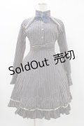 Fluff Mollie（海外ロリータブランド） / ストライプワンピース Free ネイビー H-25-12-07-1016-0-OP-NS-ZH