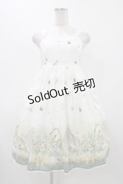 画像1: Resailan（海外ロリータブランド） / ジャンパースカート M ホワイト H-25-12-07-1018-0-OP-NS-ZH