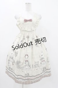 World illusion（海外ロリータブランド） / ジャンパースカート M 生成り H-25-12-07-1019-0-OP-NS-ZH