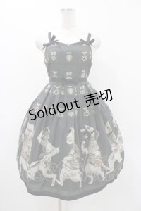 Lyre Ivy（海外ロリータブランド） / Military Catsジャンパースカート M カーキ H-25-12-07-1020-0-OP-NS-ZH