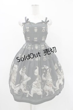 画像1: Lyre Ivy（海外ロリータブランド） / Military Catsジャンパースカート M カーキ H-25-12-07-1020-0-OP-NS-ZH
