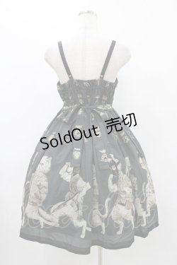 画像2: Lyre Ivy（海外ロリータブランド） / Military Catsジャンパースカート M カーキ H-25-12-07-1020-0-OP-NS-ZH