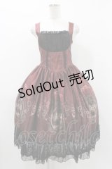 Ever Tales（海外ロリータブランド） / ジャンパースカート M ボルドー H-25-12-07-1021-0-OP-NS-ZH