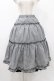 画像1: m petit by misako / NINA'S RVパニエスカート M ブラック/ブラックギンガムリバーシブル H-25-12-07-1023-LO-SK-NS-ZH (1)
