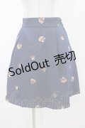 Fi.n.t / 苺刺繍スカート Free インディゴ H-25-12-07-1028-CA-SK-NS-ZH