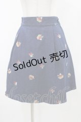 Fi.n.t / 苺刺繍スカート Free インディゴ H-25-12-07-1028-CA-SK-NS-ZH