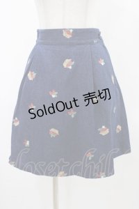 Fi.n.t / 苺刺繍スカート Free インディゴ H-25-12-07-1028-CA-SK-NS-ZH