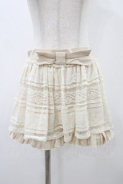 画像1: LIZ LISA / レース付きパンツ Free 生成り H-25-12-07-1029-LO-PA-NS-ZH