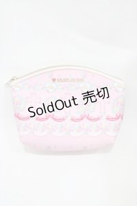 BABY,THE STARS SHINE BRIGHT / Le Bouquet de la Croix なポーチ  ピンク H-25-12-07-1005-BA-ZA-NS-ZH