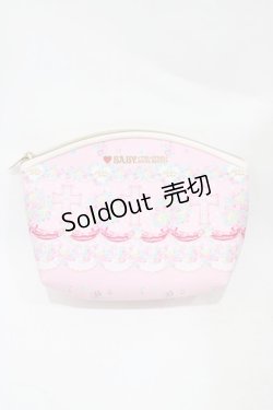 画像1: BABY,THE STARS SHINE BRIGHT / Le Bouquet de la Croix なポーチ  ピンク H-25-12-07-1005-BA-ZA-NS-ZH