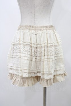 画像2: LIZ LISA / レース付きパンツ Free 生成り H-25-12-07-1029-LO-PA-NS-ZH